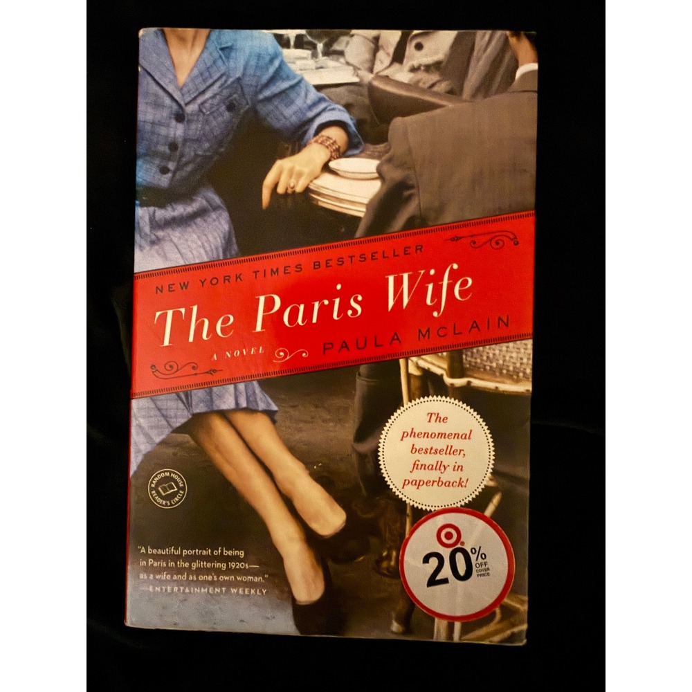 Ballantine Books The Paris Wife Paula McLain Novel Paperback Red Hemingway Novel